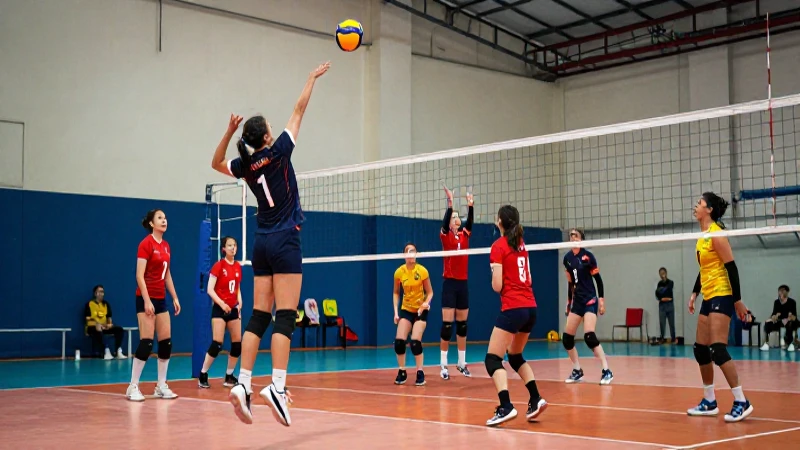 Dinámica de rotación en voleibol