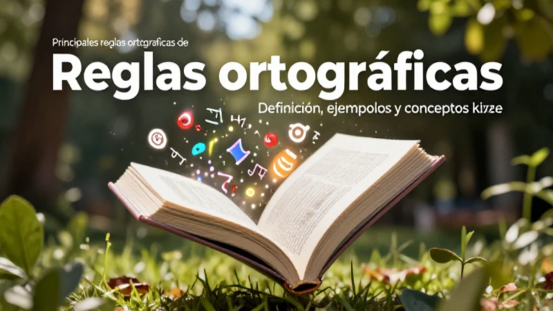 Reglas de ortografía en diseño educativo moderno