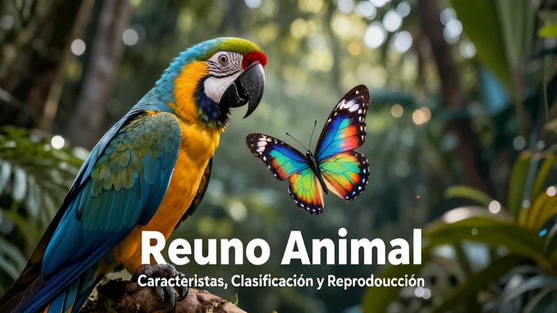 Vertebrados e invertebrados animales en un estilo educativo moderno
