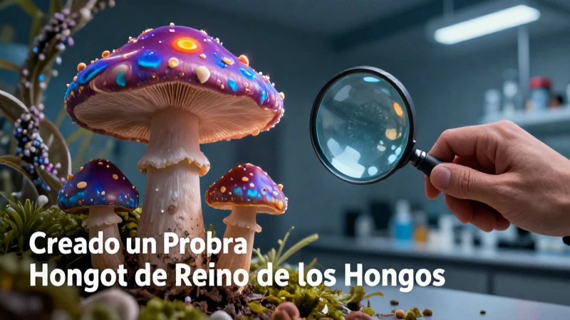 Creando proyecto educativo sobre hongos en laboratorio