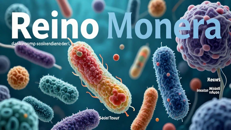 Ilustraciones detalladas de la diversidad del Reino Monera
