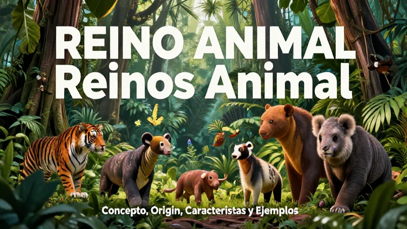Reinos animales: diversidad, origen y ecosistemas