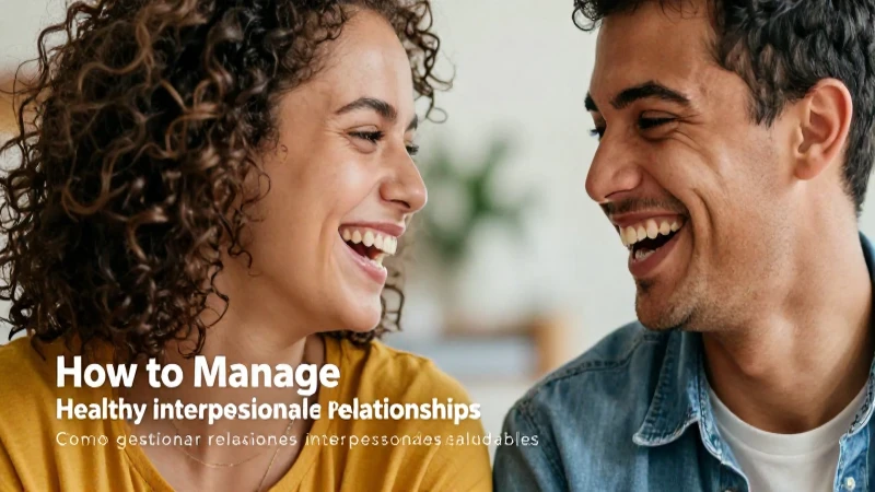 Ilustración de relaciones interpersonales saludables