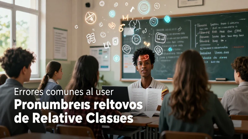 Relative clauses: cuándo usar who, which, whose o that 9 Cómo usar pronombres relativos sin errores