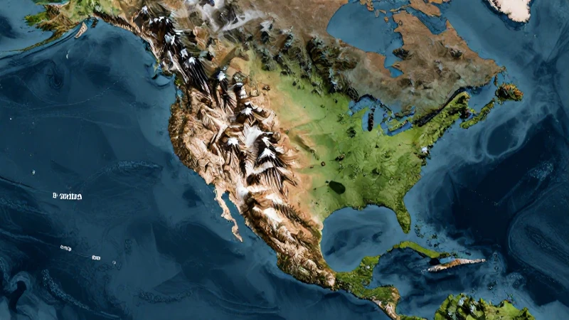 Relieve de América: Mapas y análisis detallados