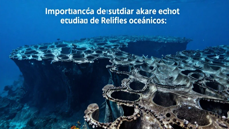 Estudiar el relieve oceánico es vital