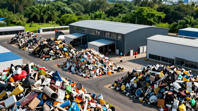 Qué es un relleno sanitario y cuál es su concepto esencial 3 Instalación de reciclaje moderna y profesional