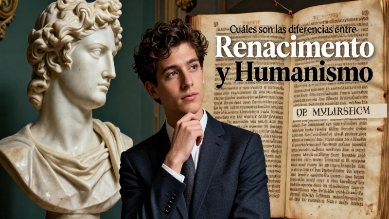 Cuáles son las diferencias entre Renacimiento y Humanismo 10 Contraste entre Renacimiento y Humanismo