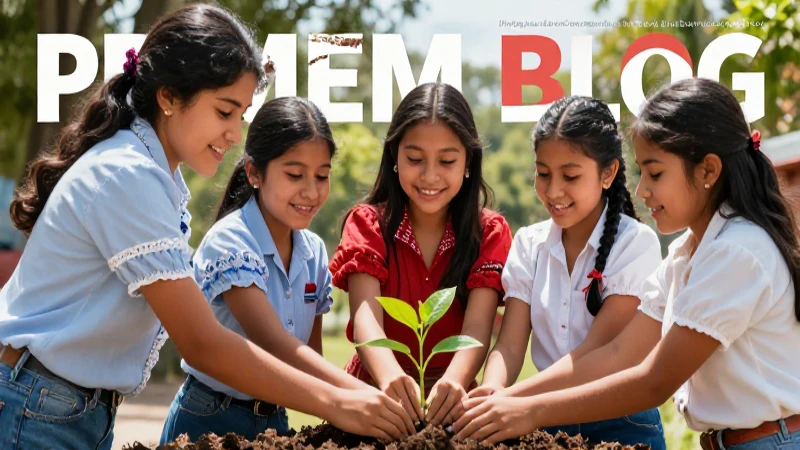 Reparación: Definición, concepto y su importancia actual 8 Estudiantes mexicanos cuidan un brote verde