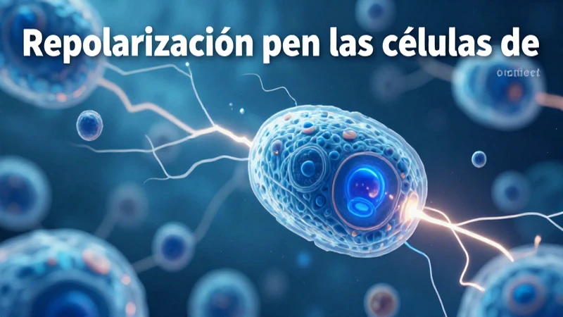 Ilustración dinámica de la repolarización celular