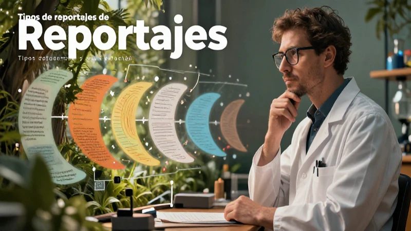 Reportajes: qué es, tipos, características y su evolución 4 Ilustración detallada de investigación de reportajes