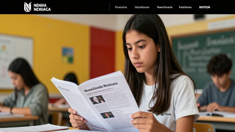 Atractiva imagen de estudiante educativo mexicano