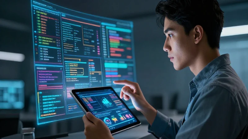 Qué es un reporte: definición y concepto en informática 4 Joven experto analiza reportes holográficos digitales