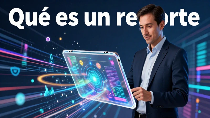 Qué es un reporte: definición y concepto en informática 8 Software y definición de reportes informáticos