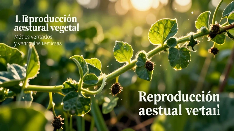 La reproducción asexual vegetal ofrece ventajas