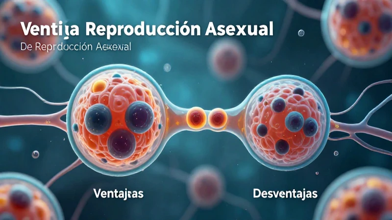 Reproducción asexual: tipos, ventajas y desventajas visualizadas