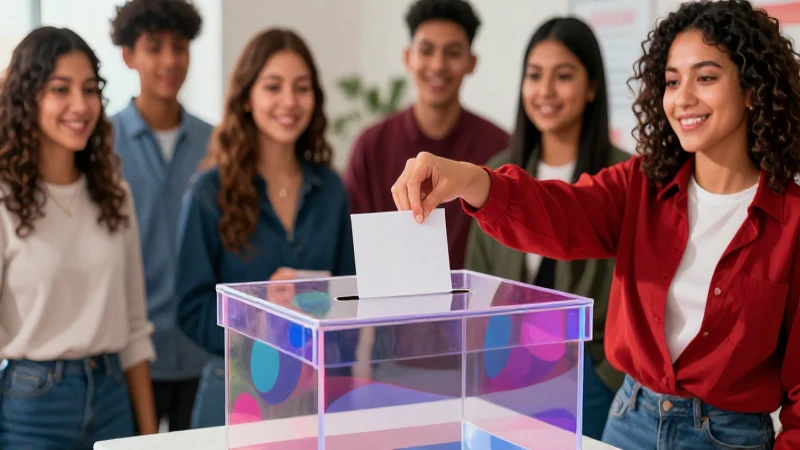 El funcionamiento de una República Representativa Democrática y Federal: ¡Descúbrelo ahora! 4 Jóvenes votan con estilo dinámico y profesional