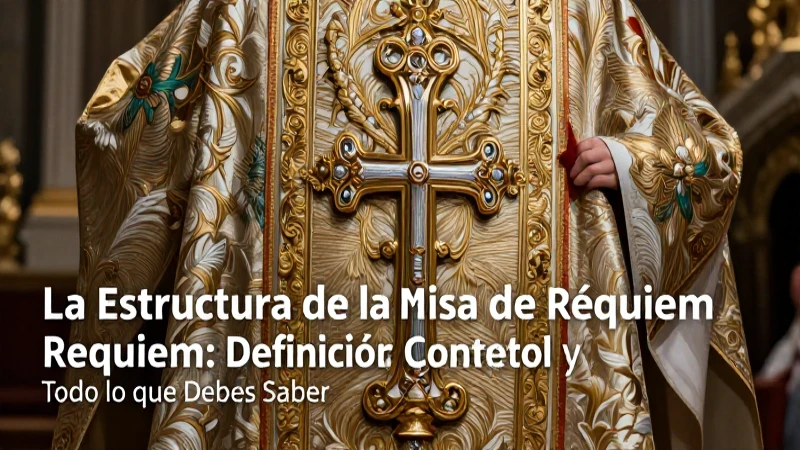 Requiem: Definición y Concepto - Todo lo que Debes Saber 4 Estructura detallada de la Misa de Réquiem