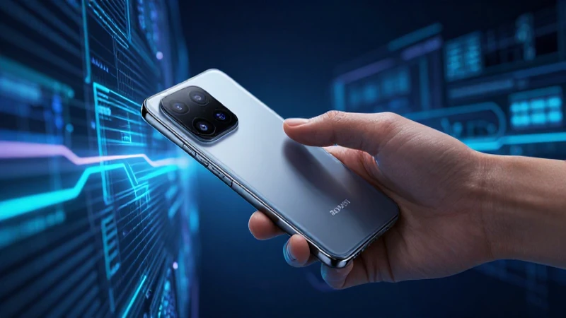 Gadget futurista con estética de alta tecnología