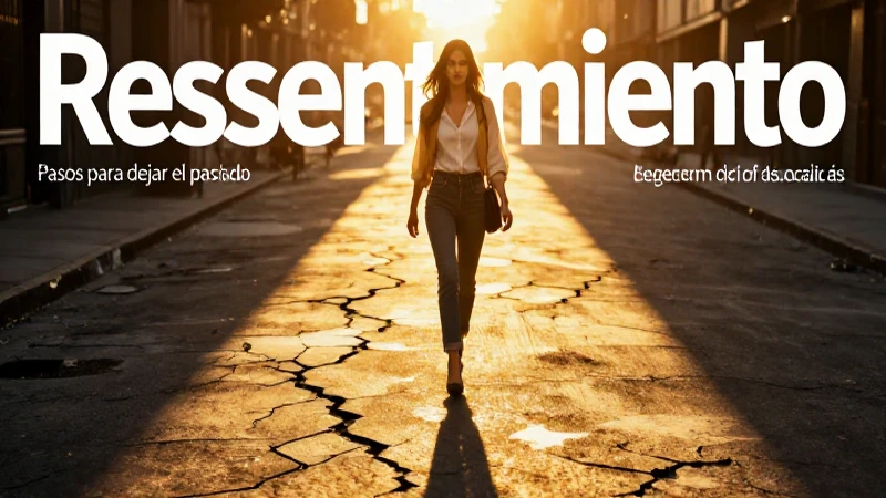 Mujer hacia la luz, simbolizando el fin del resentimiento