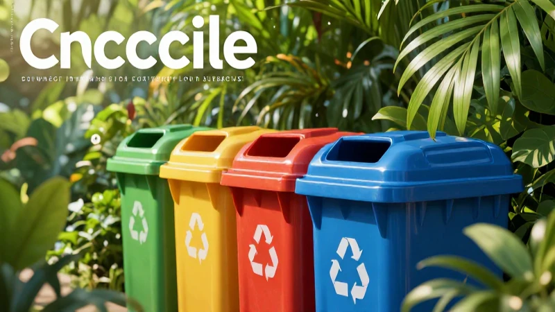 Estética profesional de reciclaje en alta definición