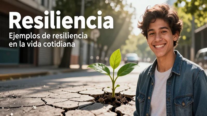 Joven resiliente florece en la ciudad