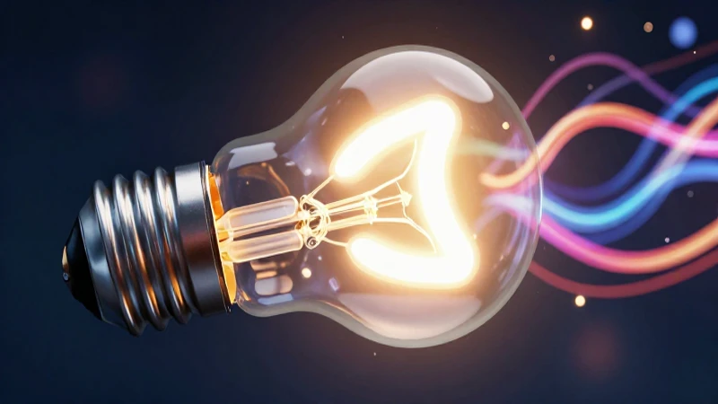 Resistencia eléctrica: qué es, definiciones y tipos 6 Ilustración de bombilla abstracta mostrando flujo de energía