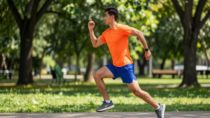 Qué son las resistencias aeróbicas y sus beneficios 6 Joven atlético bailando al aire libre con estilo