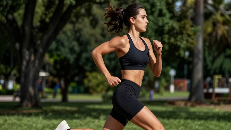 Qué son las resistencias aeróbicas y sus beneficios 3 Atleta mexicana en movimiento dinámico y vibrante