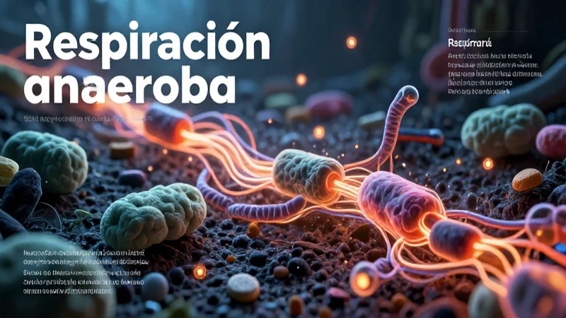 Electrones cruciales en la respiración anaerobia