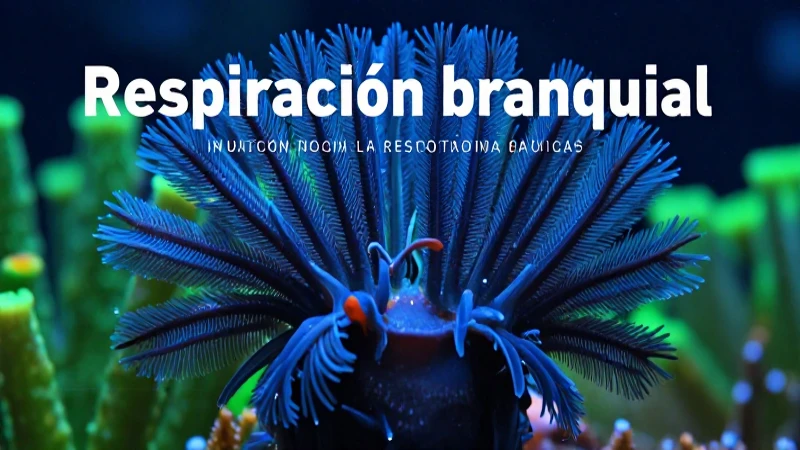 Respiración branquial en ecosistemas acuáticos vitales