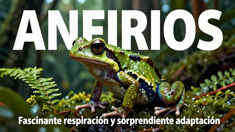 Anfibios: Fascinante respiración y sorprendente adaptación 3 Anfibio fascinante en vibrante selva mexicana