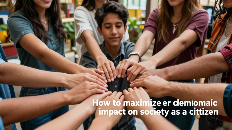 Maximiza tu impacto ciudadano y social