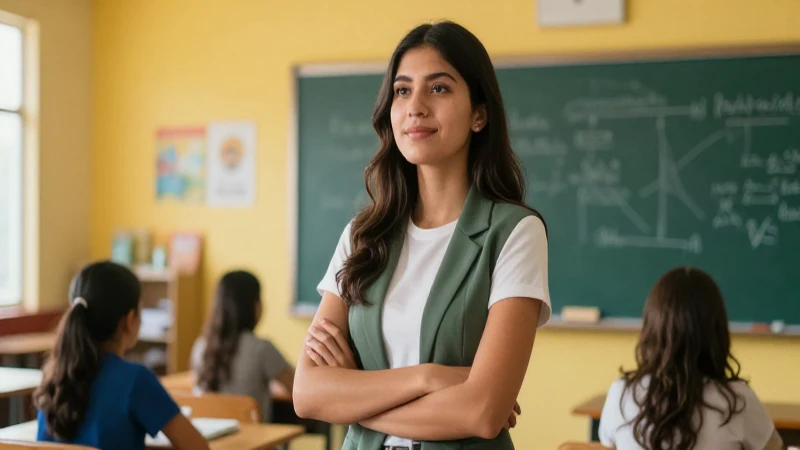 Domina módulo 4: Curso Escuela Mexicana. Todas las respuestas aquí 3 Joven educador mexicano, crecimiento vibrante y moderno