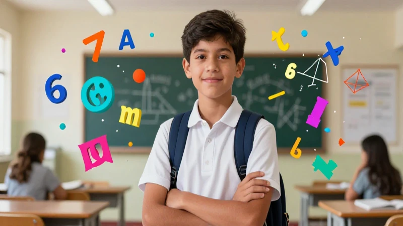 Encuentra las Conoce respuestas de matemáticas 2 de secundaria aquí 3 Estudiante mexicano con matemáticas vibrantes y enfoque