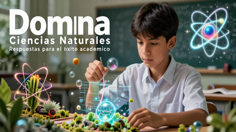 Domina Ciencias Naturales: Respuestas para el éxito académico 3 Domina Ciencias Naturales con éxito y enfoque