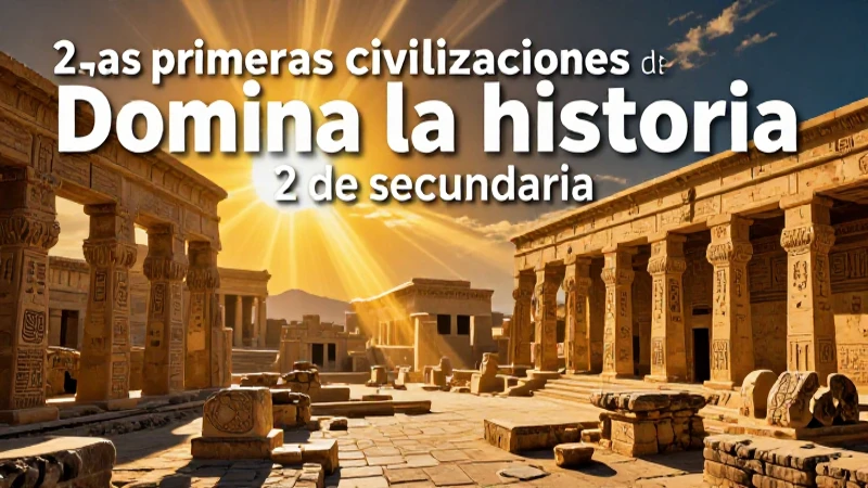 Domina la historia 2 de secundaria con respuestas completas 3 Historia: Civilizaciones antiguas en 8K
