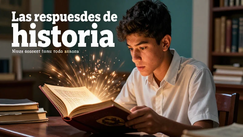 Joven mexicano estudia manuscrito histórico antiguo