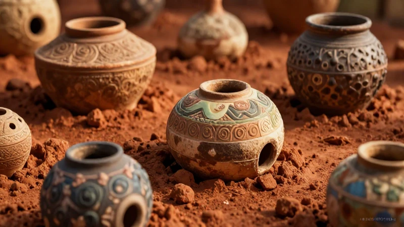 Arte antiguo y vibrante en un estilo hiperrealista