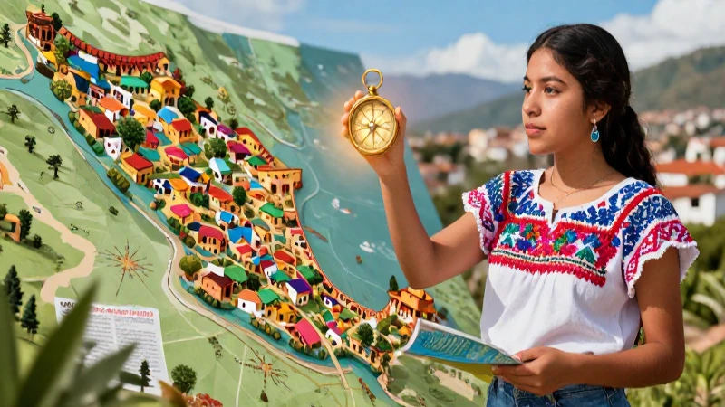 Explora retos locales en un vibrante mapa mexicano