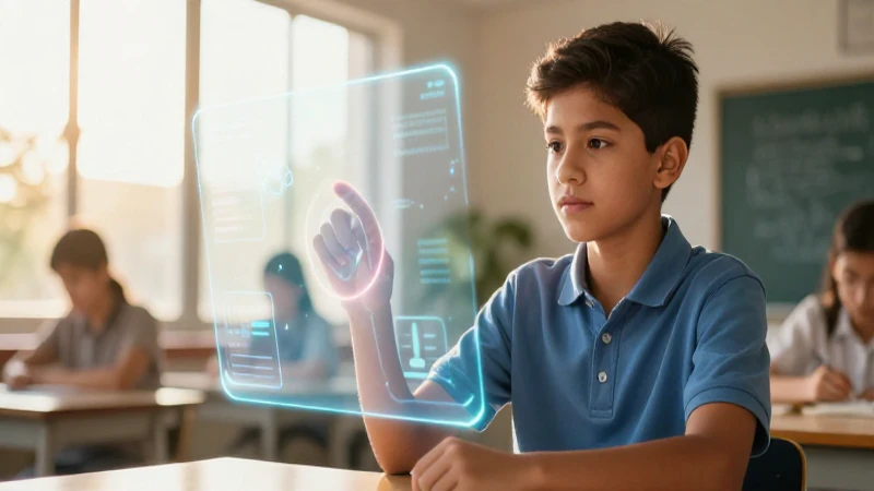 Estudiante mexicano aprende con luz y tecnología