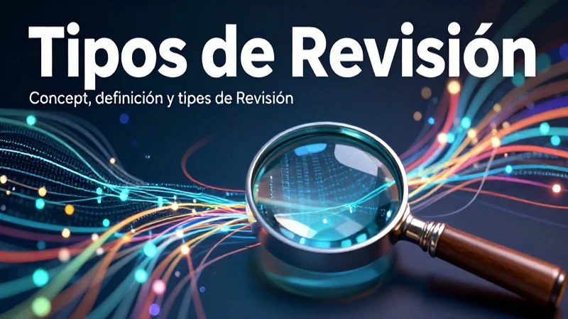 Revisión: Concepto, definición y tipos de revisión 4 Explorando tipos y conceptos de revisión