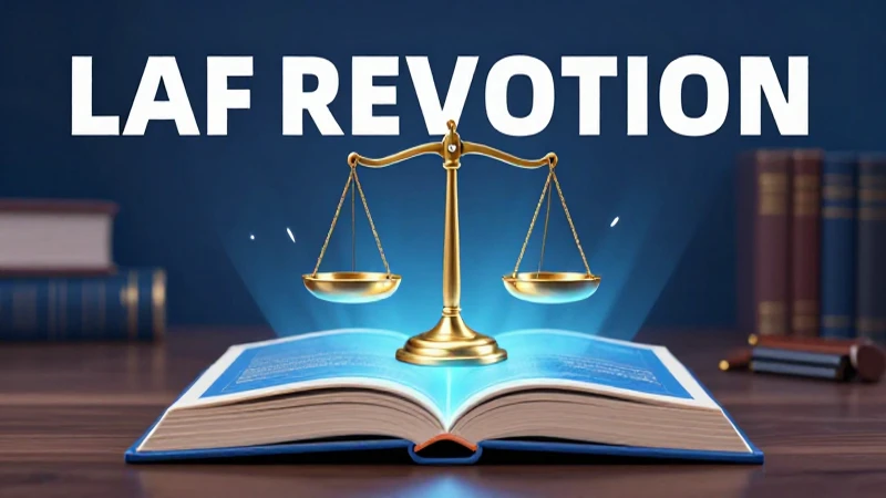 Escala de justicia revocando la ley digital