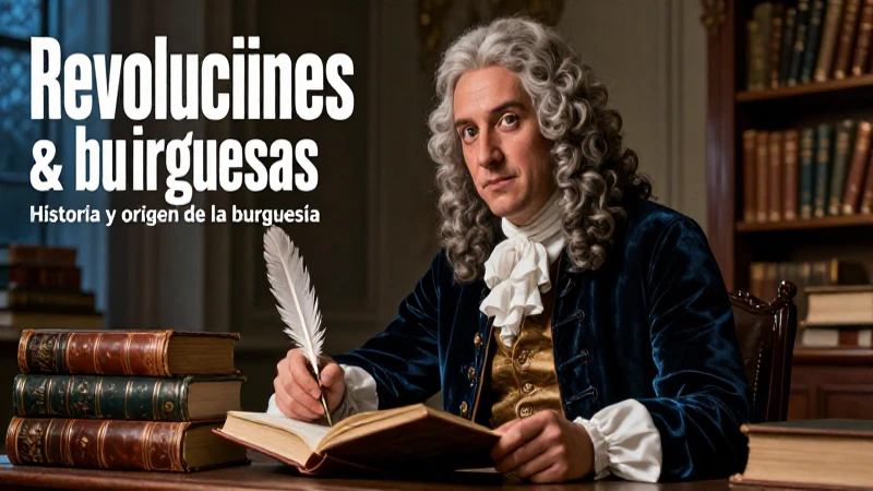 Ilustración de la burguesía francesa del siglo XVIII