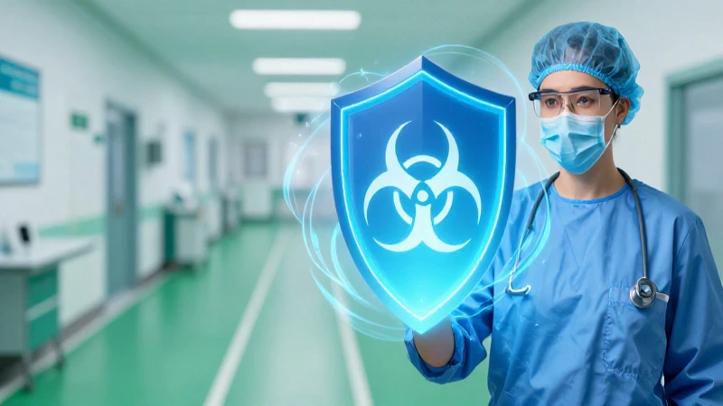 Riesgo: Tipos, Prevención y Diferencias con el Peligro 6 Ilustración profesional de seguridad médica vibrante