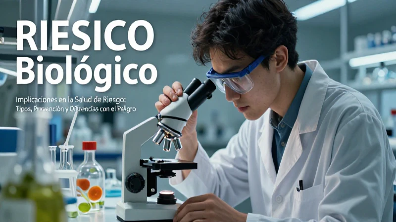 Riesgo: Tipos, Prevención y Diferencias con el Peligro 4 Salud en el laboratorio: Bioseguridad, riesgo y ciencia