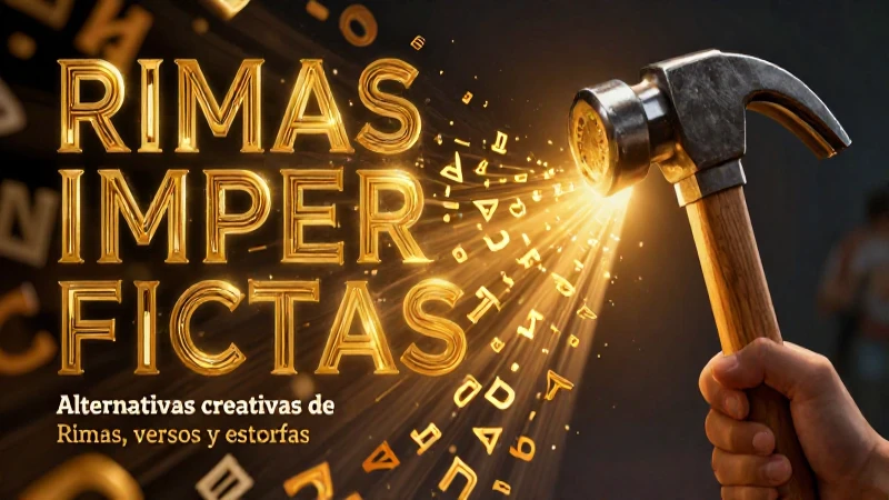 Rimas, versos y estrofas: Palabras que rimen con martillo 3 Rimas imperfectas son versos poéticos alternativos
