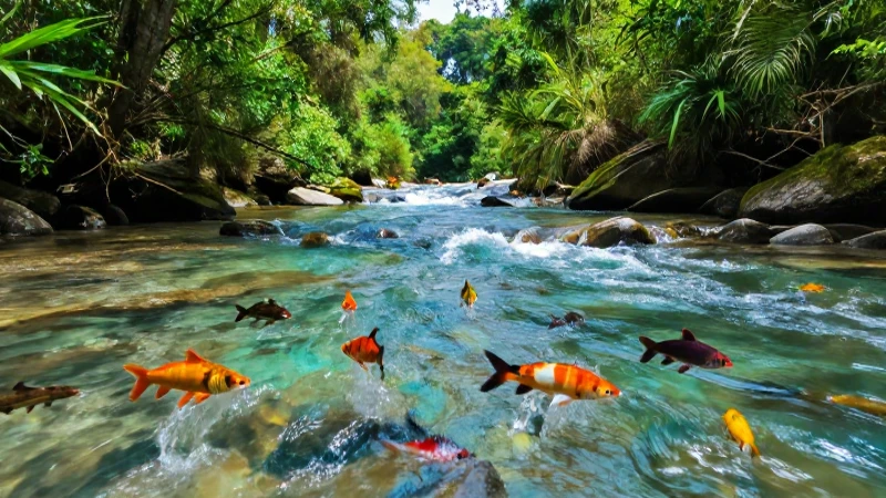 Ríos: Partes, características, flora y fauna explicadas 8 Río cristal vibrante en México