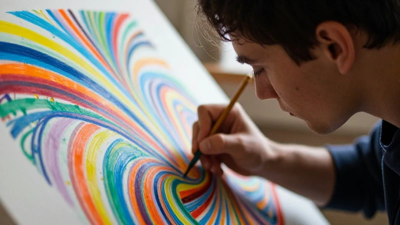 Conoce los cautivadores ritmos visuales: una experiencia Conoce 3 Crea ritmos visuales con líneas abstractas y vibrantes