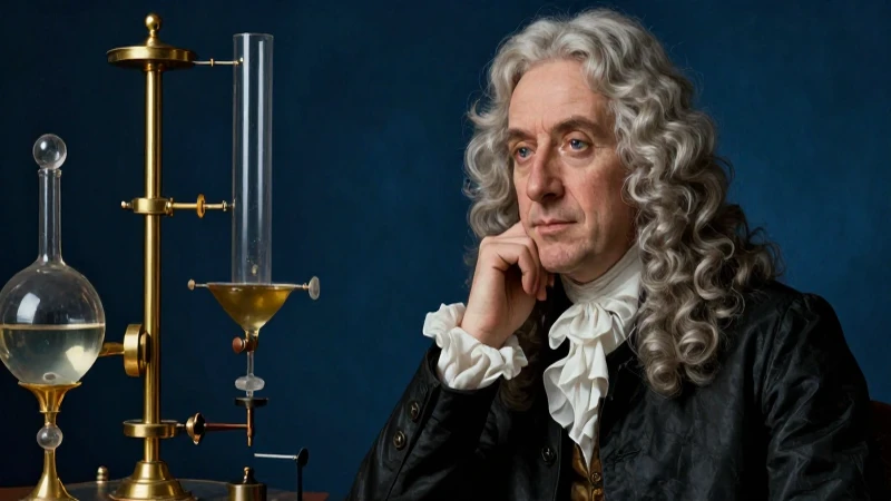 Robert Boyle: Vida, Aportes y Características del Científico 6 Retrato detallado de Boyle con estética científica clásica